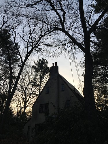 IMG_0300 by tombrewster6154, My lovely childhood home in silhouettes at sunset on Christmas Day in 2019.