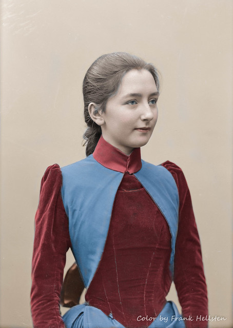 Aino Järnefelt (later Mrs. Jean Sibelius) in 1890