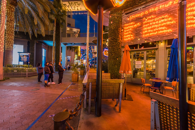 Universal CityWalk during COVID-19 Outdoor Dining Ban