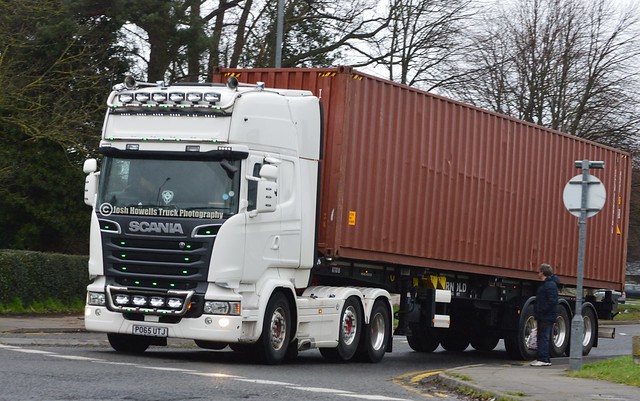 Arnold Transport PO65 UTJ At Welshpool (Ex Mark Thompson)