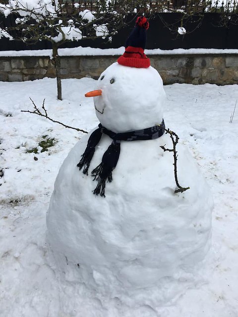Muñecos de nieve Vitoria enero 2021