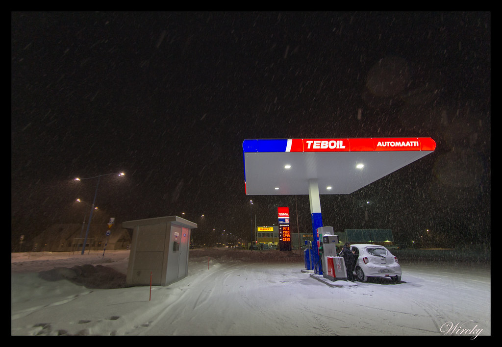 Gasolinera en Ivalo