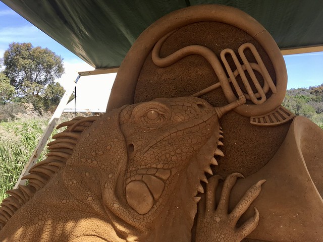 Iguanas with Instruments based on Graeme Base - Animalia
