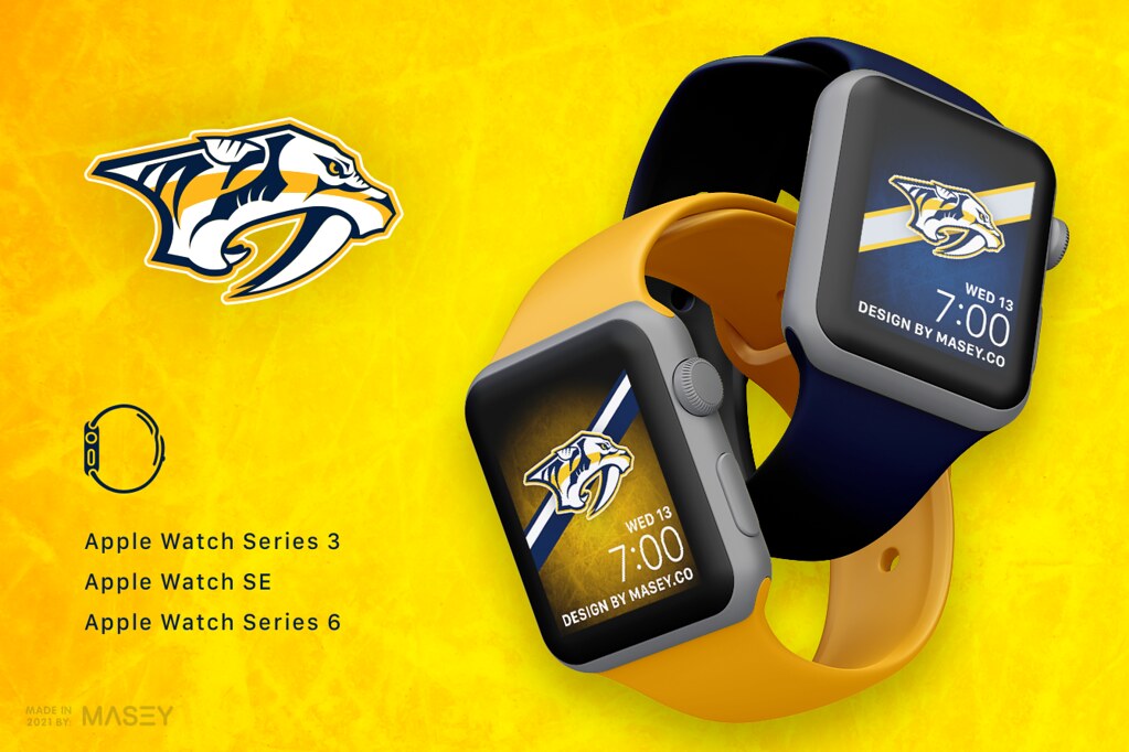 Buffalo Sabres (NHL) Apple Watch face design, Add this desi…