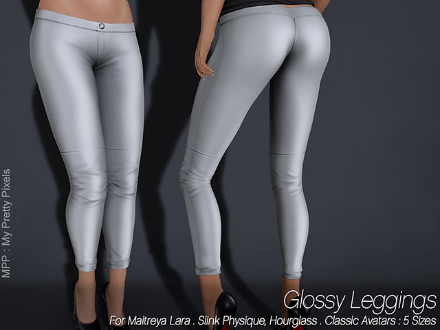 MPP - Glossy Leggings - White