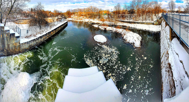 Newmarket Ghost Canal - Lock #3 (panorama)