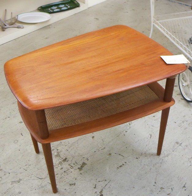 Danish Modern End Table at Antiques Colony in San Jose
