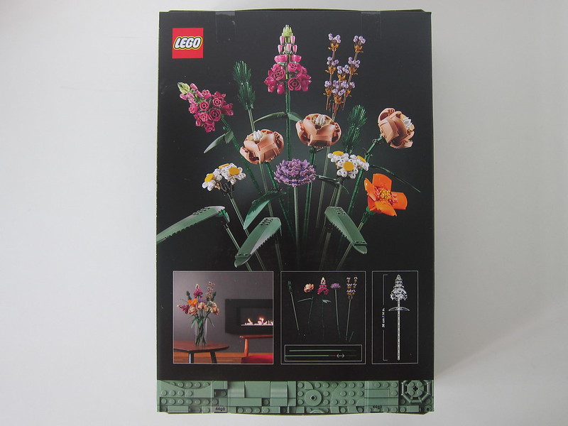 LEGO Flower Bouquet 10280 - Box Back
