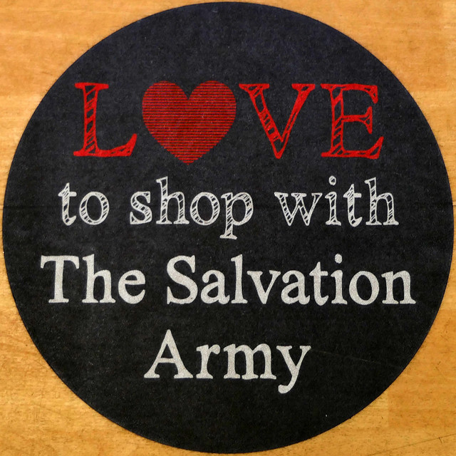 LOVE to shop with The Salvation Army