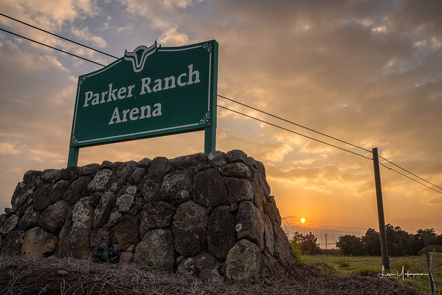 Parker Ranch Arena @ Sunset