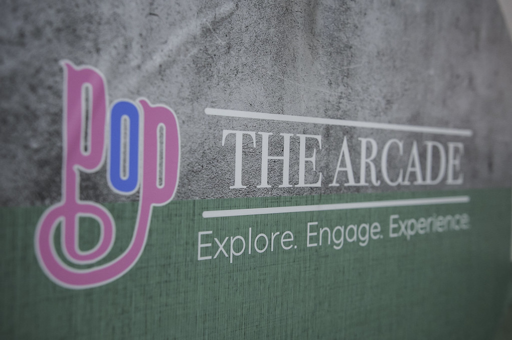 pop the arcade logo