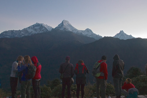 nepal kaski myagdi himalaya tourist mountain snow landscape