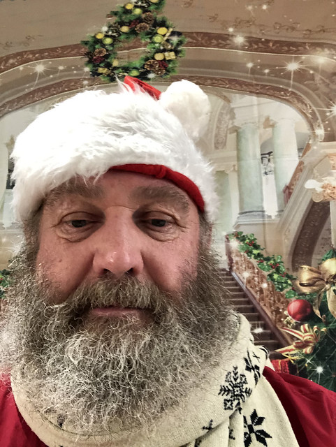 IMG_2472 MGS with Santa Claus Beard Ho Ho Ho!  Bah Humbug! Wishing you a Safe and Boring Christmas Cheers!