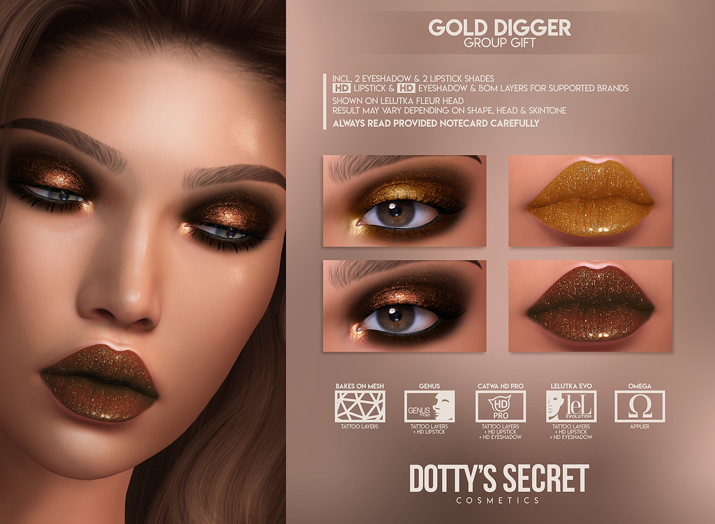 Dotty’s Secret – Gold Digger – Makeup Set [GROUP GIFT]