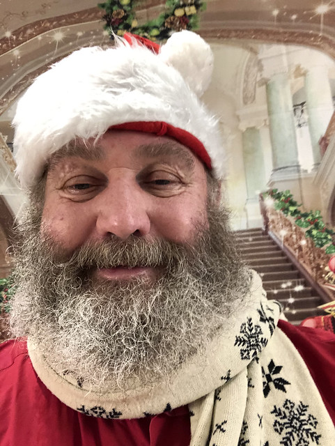 IMG_2471 MGS with Santa Claus Beard Ho Ho Ho!  Bah Humbug! Wishing you a Safe and Boring Christmas Cheers!