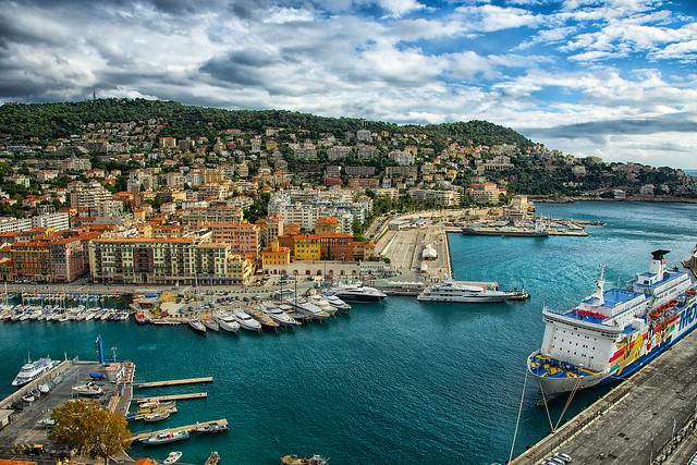 Port Lympia of Nice France
