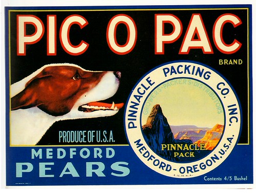 The dog made me buy it, 1990, ill   fruits label 1930-1980 | by janwillemsen