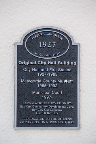 historiccityhall formercityhall historicfirestation formerfirestation baycity matagordacounty texas