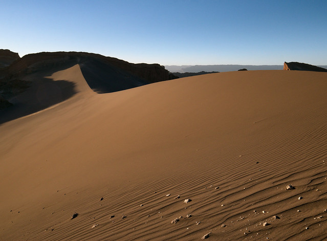 Atacama desert sand dune, Chile