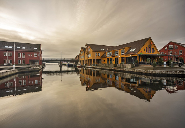 The Fish Wharf in Kristiansand, Norway