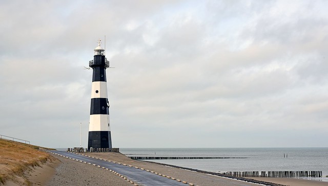 Breskens, lighthouse Sluis