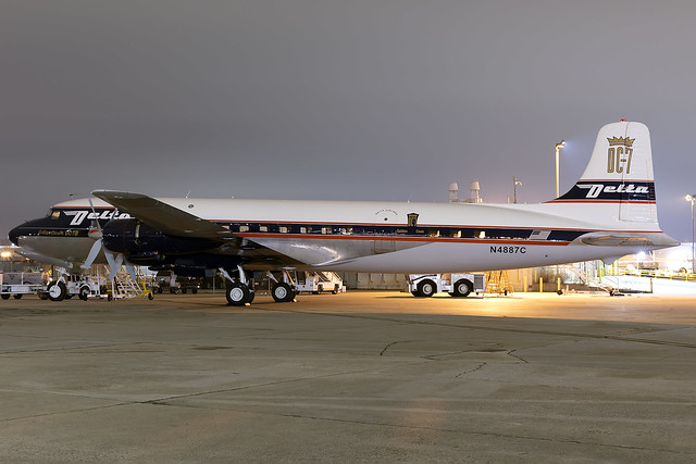 N4887C - Douglas DC-7B - Delta - KATL - Jan 2021