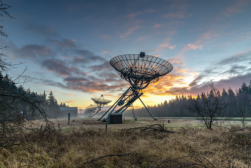 sunrise westerbork radiotelescope