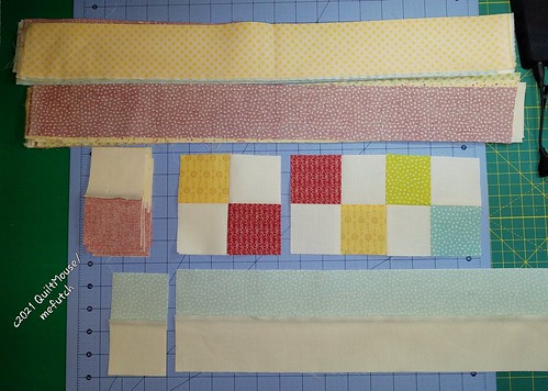 Wishes final pieced border in progress | by QuiltMouse