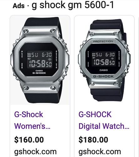 Anyone have a Casio G-Shock GMS 5600-1? Smaller affordable alternative to  metal 5600? | WatchUSeek Watch Forums