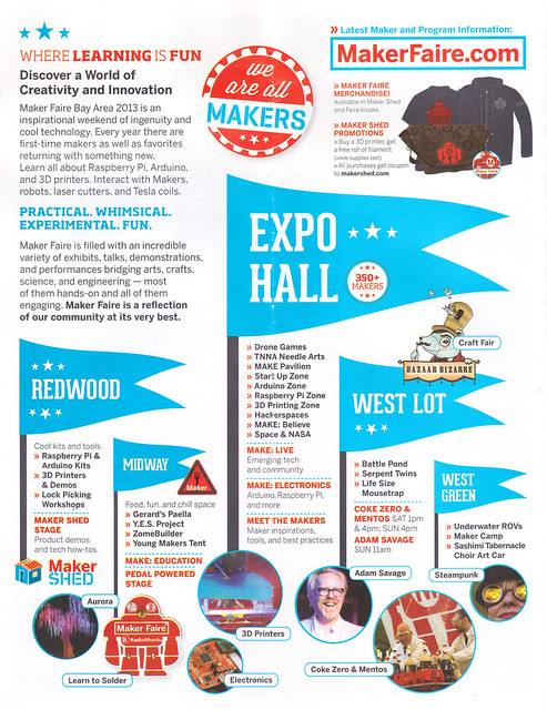 Maker Faire 2013 brochure