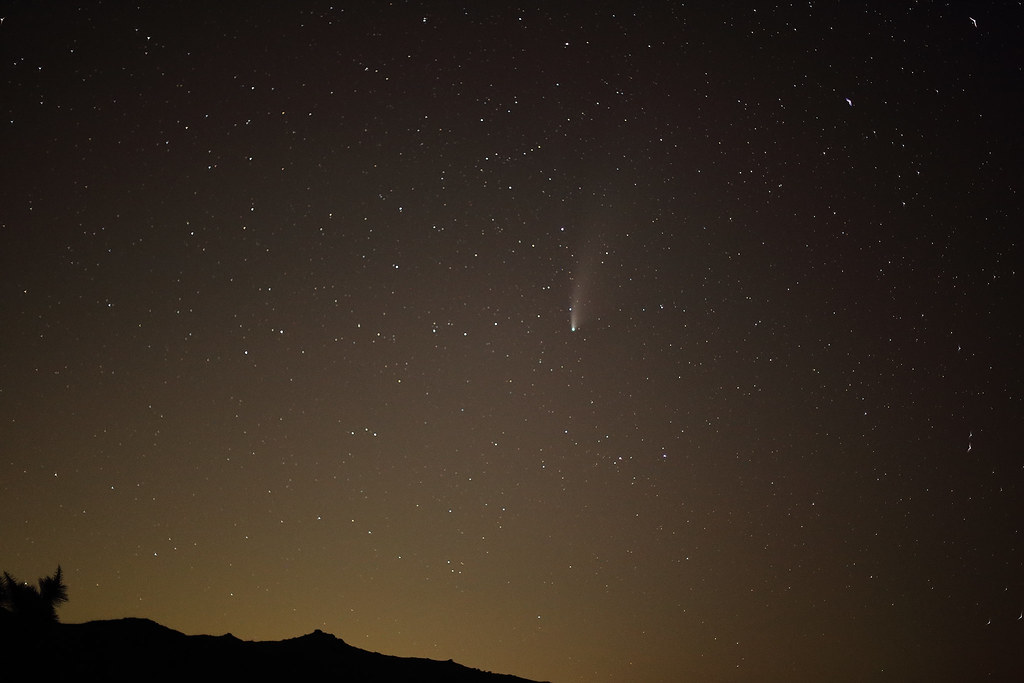 Comet Neowise taken from Joshua Tree National Park