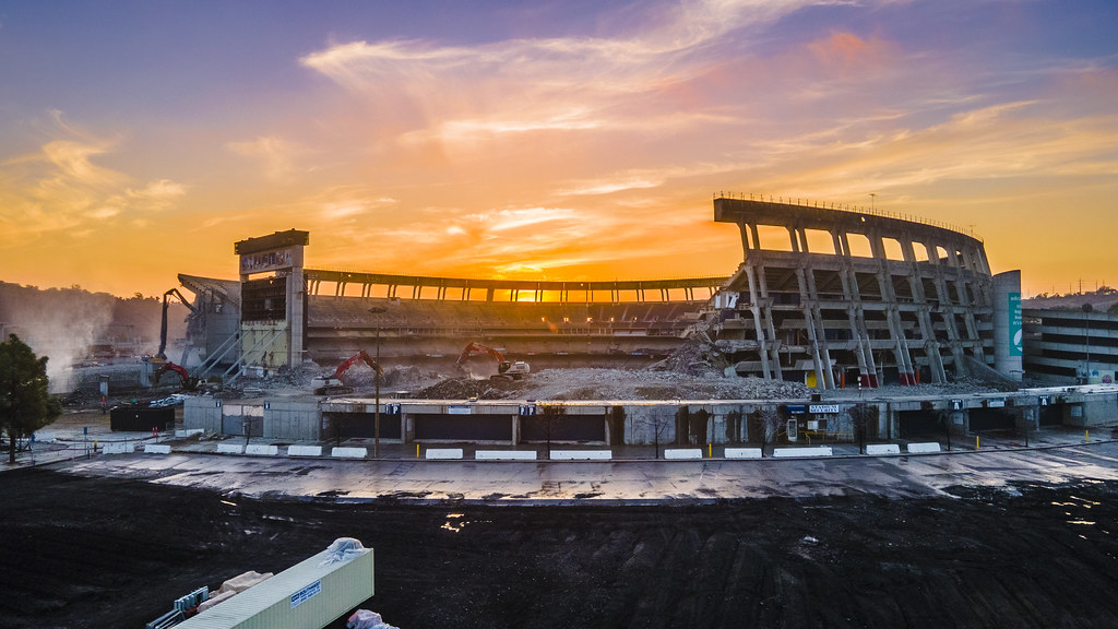Demolition of San Diego Stadium (Qualcomm Stadium) | Flickr