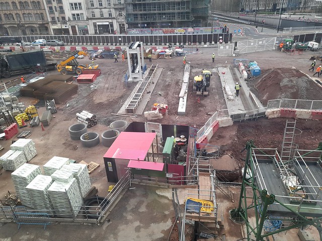 Busy Building Site
