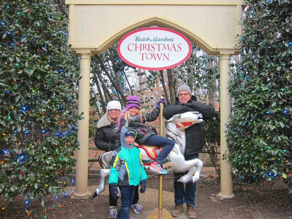 The Four Of Us At Christmas Town