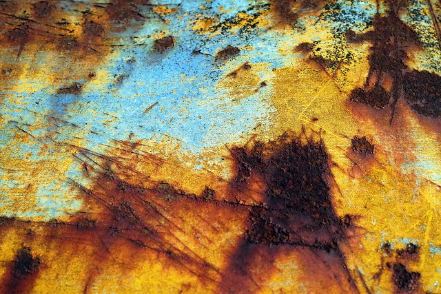 landscape in rust