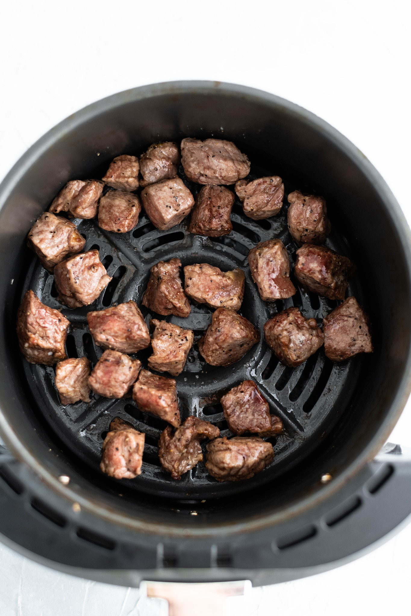 Whether you need a quick appetizer or dinner, these Air Fryer Steak Bites will save the day. Done in minutes and super tender.