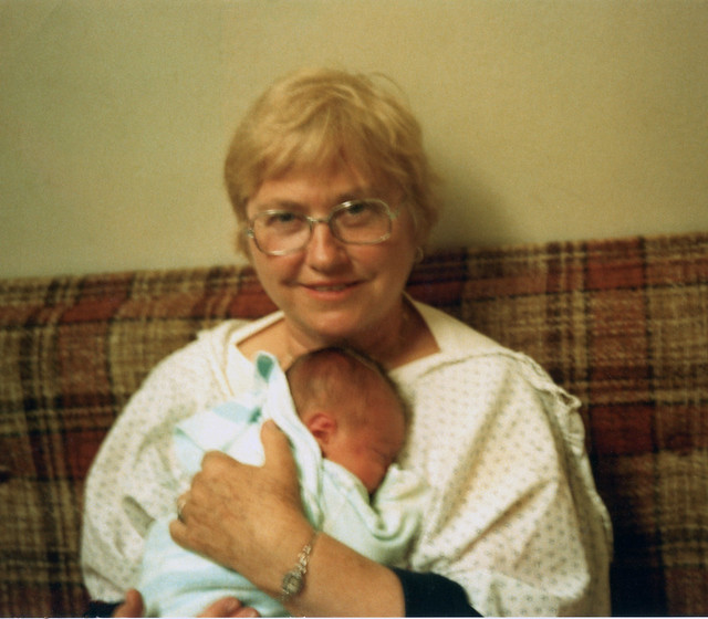 Grandma and New Baby!  Sacramento - 1980