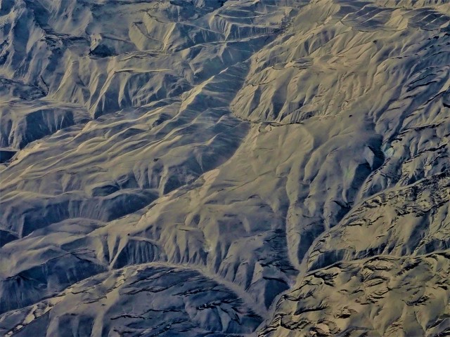 Turkey from the air in winter