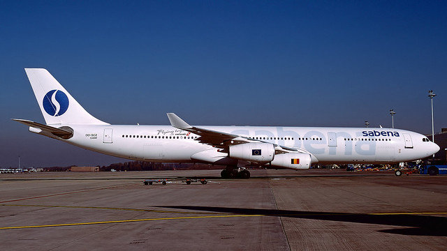 A340-300 OO-SCZ BRU 1997 PL DIA1 A