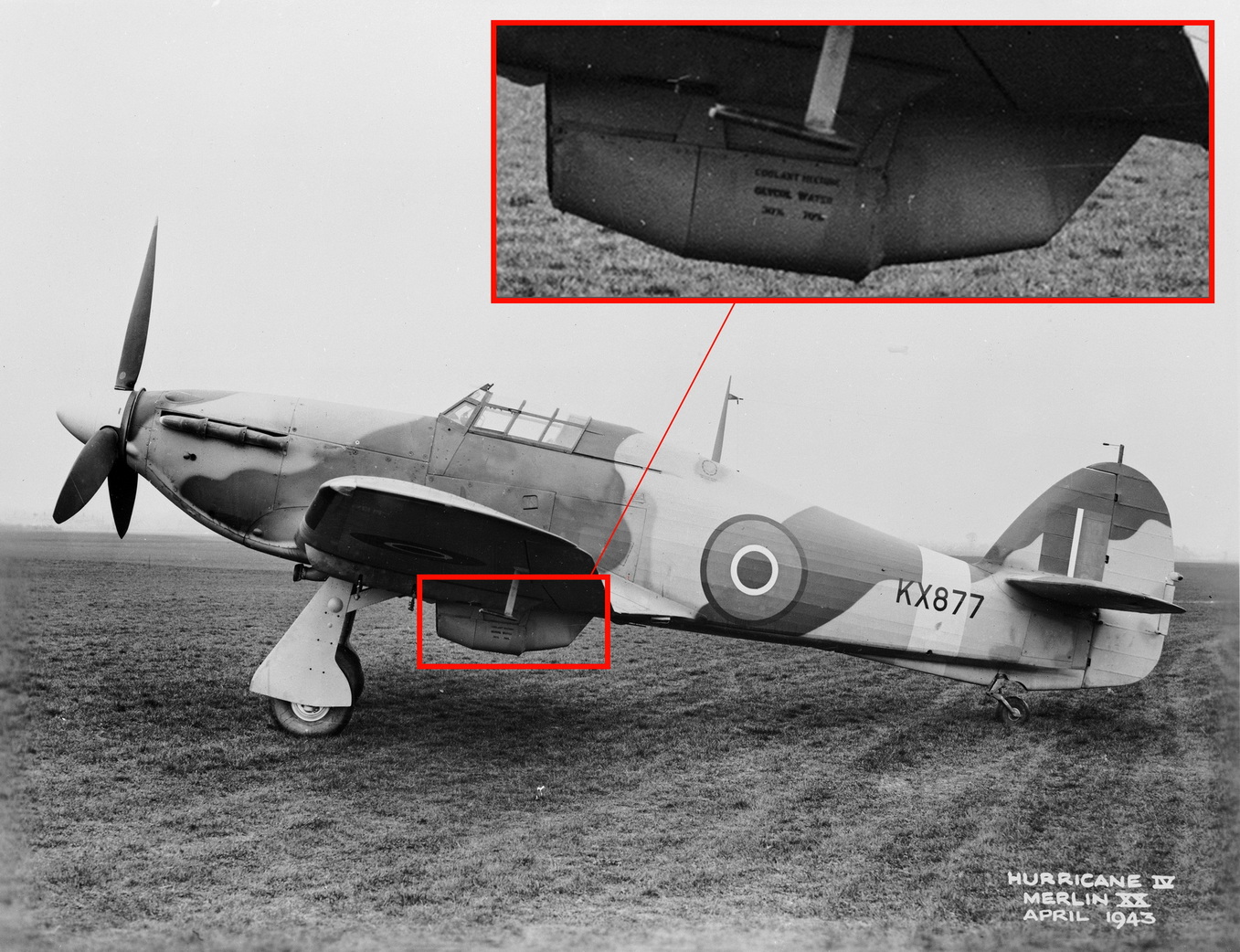 Hurricane radiators - is there a tropical, or later type on the Mk.II ...