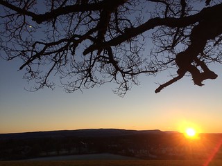 Sunset from Doune Commonty walk