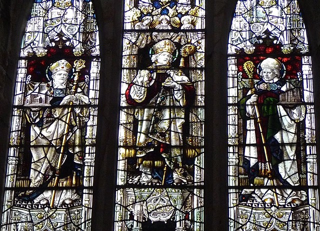 Ashbourne, Derbyshire - St Oswald’s Church - Stained Glass Windows