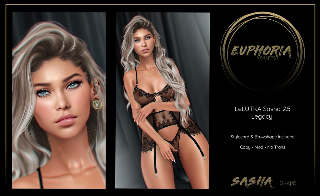 EUPHORIA Shapes – SASHA Shape ( LeLUTKA Sasha 2.5 )