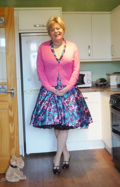 Standing Pose - Lindy Bop and Pink Cardigan