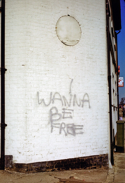I Wanna Be Free, Wall, London, 1981 81-2