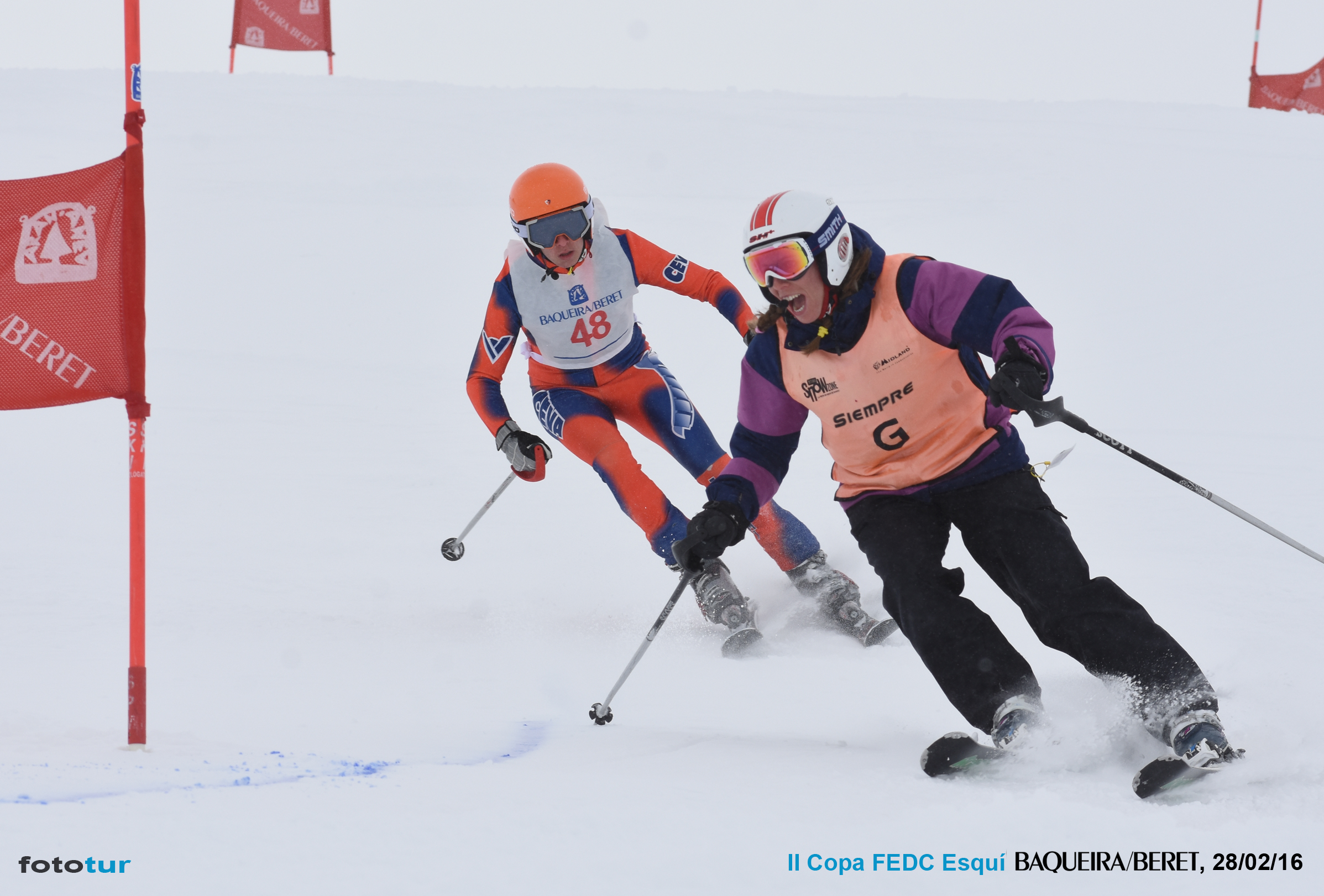 Esquiar con discapacidad visual
