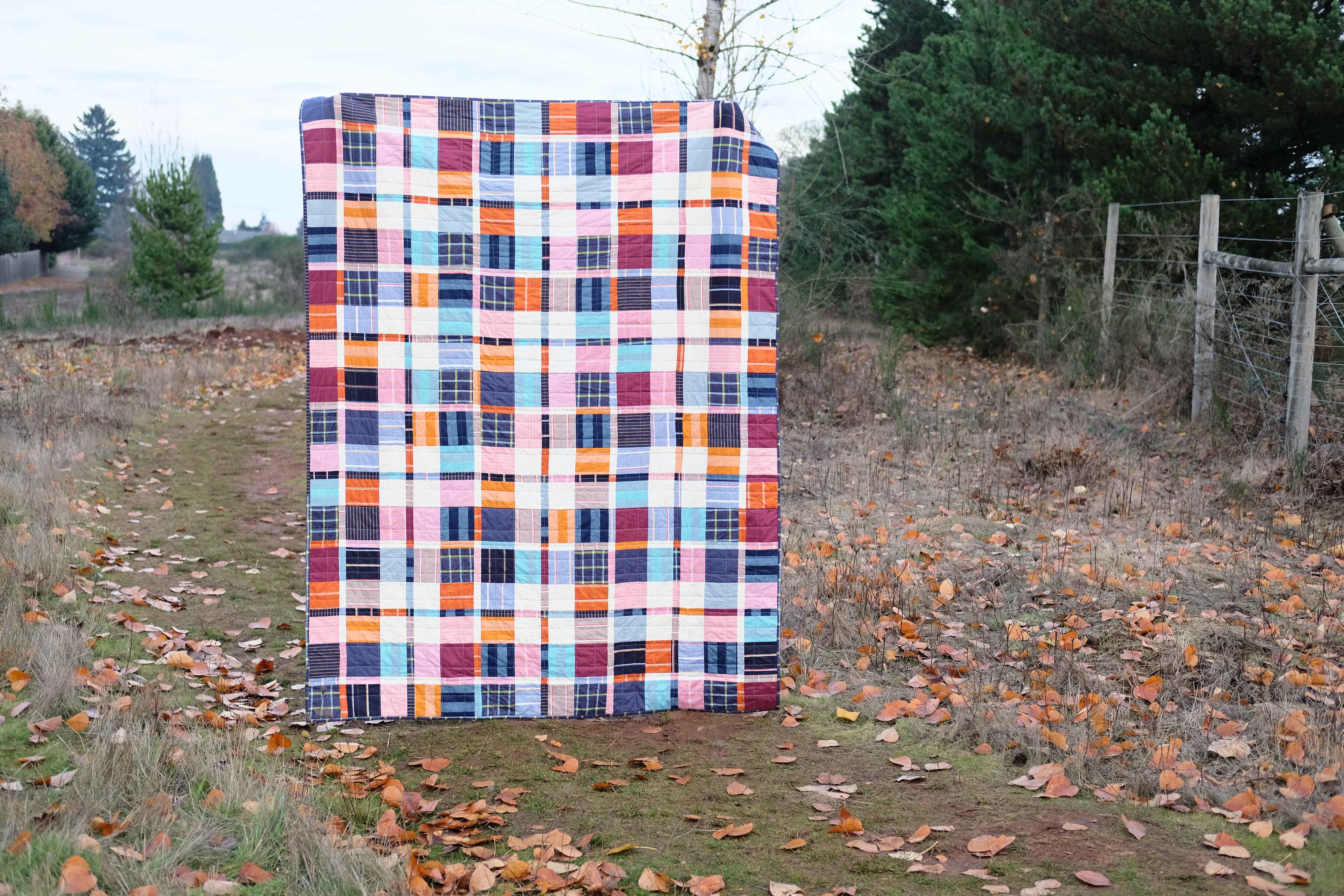 The Plaid-ish Quilt in Warp and Weft - Kitchen Table Quilting
