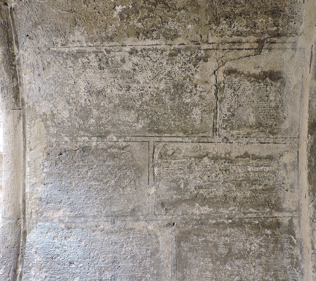 De muurschilderingen van de arcosolios van de begraafplaats San Juan del Hospital