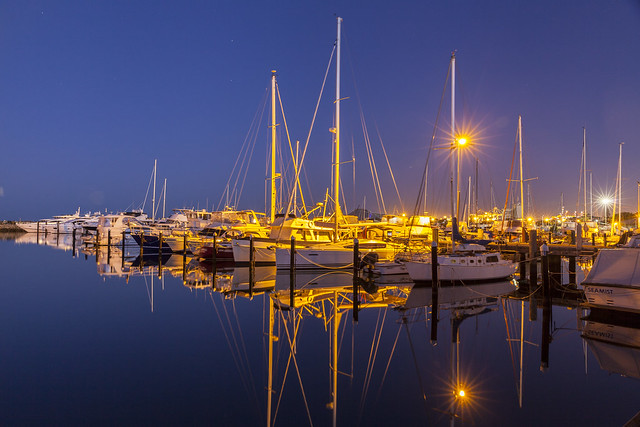 Yacht Reflections in Fremantle’s Challenger Harbour