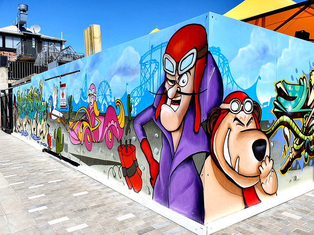 Dick Dastardly and Muttley.